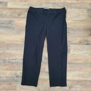 Eddie Bauer Women's Black Straight Leg Cotton Pants Size 12